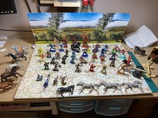 Lotto Miscellanea Di Soldatini + Acc. vari Serie Western Varie Marche Anni 80/90