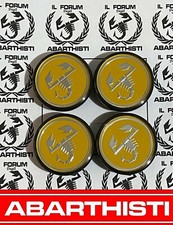 x4 coprimozzo GIALLO ABARTH