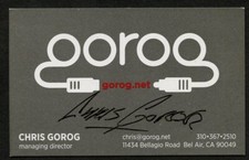 Biglietto da visita Chris