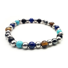 Bracciale Acciaio Pietre