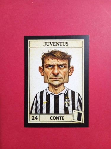 Figurina caricatura calciatori - figurina,