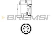 Bremsi filtro olio per fiat - olio,
