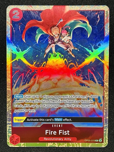 Card one piece - tcg, fire