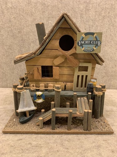 Vintage bird house - vintage, yacht