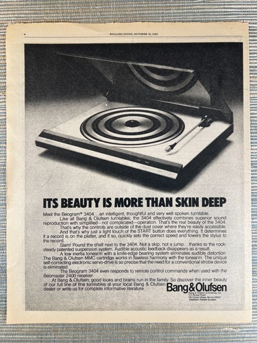Bang olufsen beogram - &, 3404