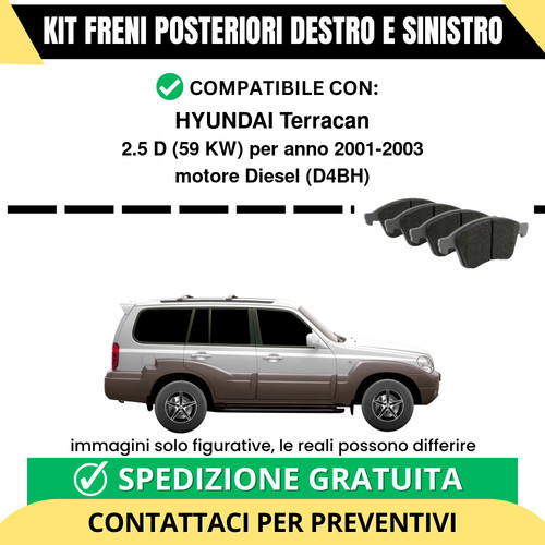 Pastiglie freno posteriori - freno,