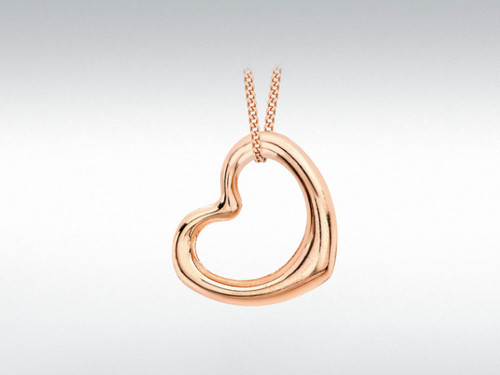 Ciondolo cuore slider oro - ciondolo,