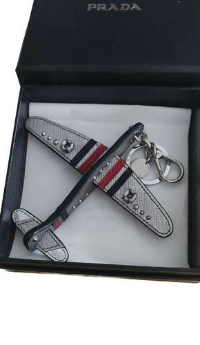 Portachiavi prada pelle - prada,