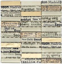 Mosaico vetro beige/oro mix di colori font design per muro: 87-29_b | 1 foglio