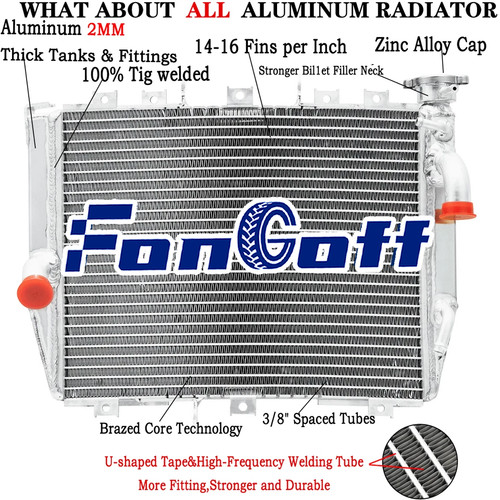Aluminum radiateur pour - radiateur,