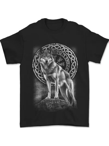 Shirt uomo lupo nordico - t-shirt,