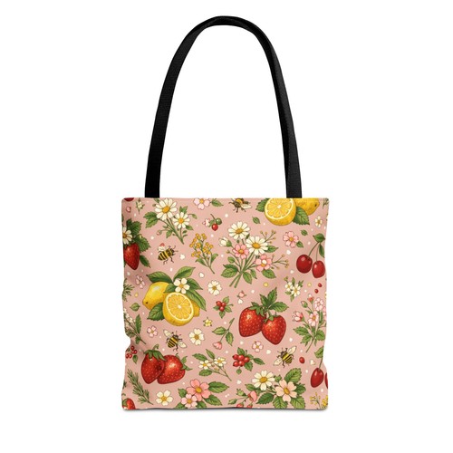 Borsa tote fantasia floreale