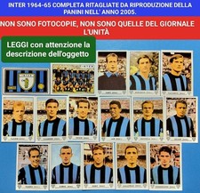 SERIE COMPLETA INTER 1964-65 64-65 RITAGLIATE DA RIPRODUZIONE DELLA PANINI 2005