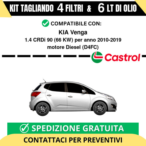 Tagliando per kia venga 4 - kia, 1.4