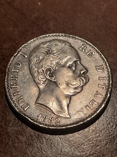 Umberto 2 lire 1882 - 2,