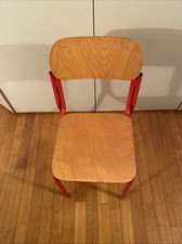 Sedia Scuola Anni 70 Vintage