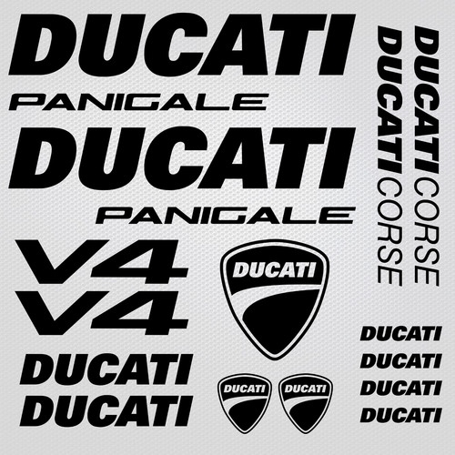 Set adesivi ducati panigale - panigale, v4