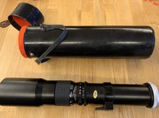 Seimar 500mm Camera Lens Vintage  Con Box Custodia