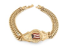 Gold Puerto Rico Flag