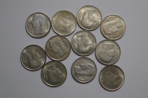 Collezione monete belgio - collezione,