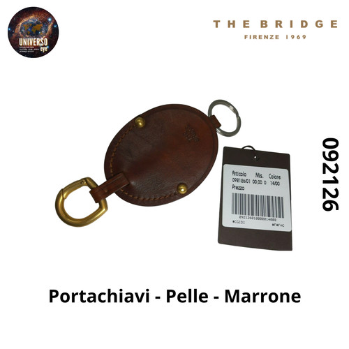 Portachiavi pelle marrone - -,