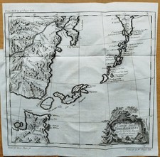 Hokkaido Curili - Incisione su