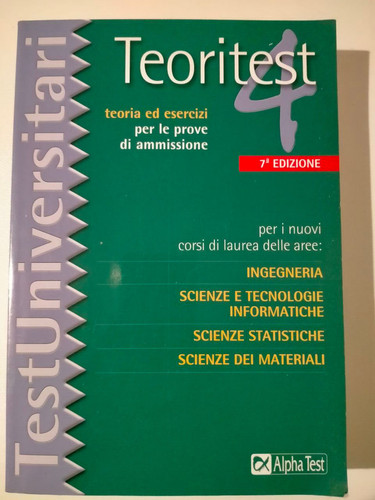 Teoritest teorie esercizi - ed,