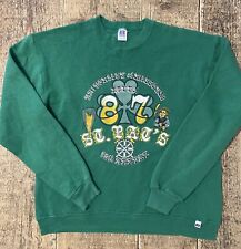 Russel Athletic College Felpa Made in USA University Missouri Tg L Verde Vtg 80’