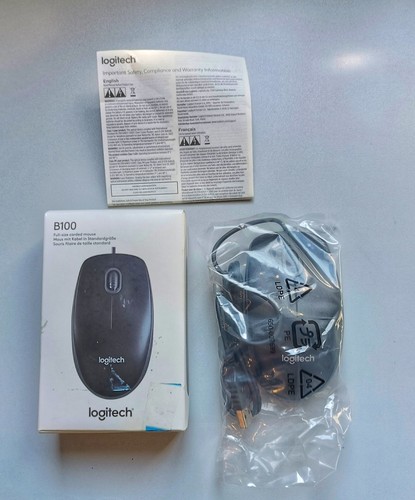 Logitech b100 mouse - ottico, con