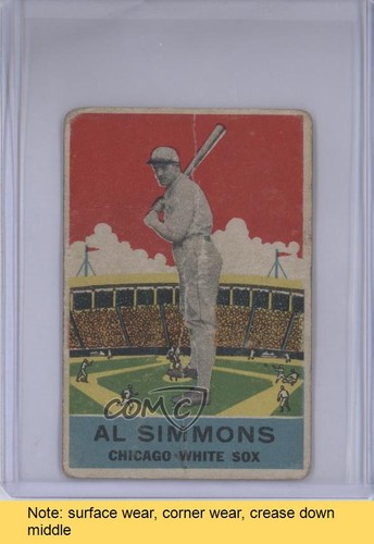 1933 delong r333 simmons - delong, al