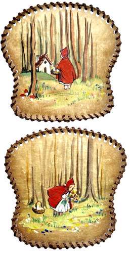 Cappuccetto rosso set 2 - rosso, di
