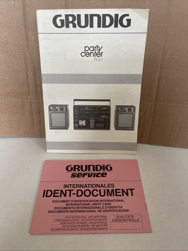 Grundig party center 800 - grundig,