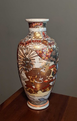 Antico vaso giapponese satsuma - vaso,