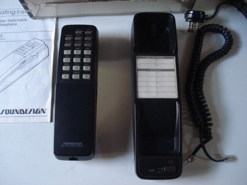 Telefono soundesign nero - telefono,