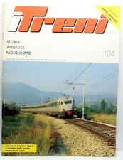 I TRENI OGGI N.104 MAG 1990 STORIA ATTUALITA' MODELLISMO RIVISTA ITALIANA 72872