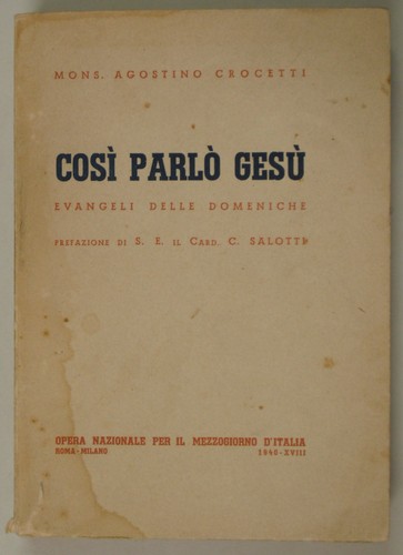 Crocetti cosi parlo gesu - parlo,