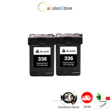 2 Cartucce per HP 336 nero  C3180 C3175 7850 6305 D4155 5420 2570