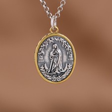 Medaglia Vergine Maria e Croce