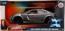 FAST FURIOUS Modello Auto 2021 DODGE CHARGER SRT HELLCAT Scala 1/24 JADA Toys