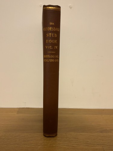 Clydesdale stud book - book, 4