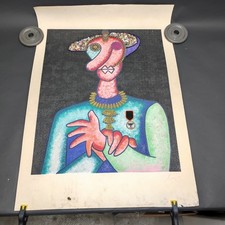 Quadro polimaterico serigrafia