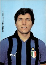 cartolina postcard Calcio Inter Sponsor Inno Hit 1980/81 Pasinato Autografo (2)