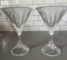 2 calici bicchieri martini
