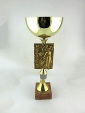 coppa trofeo premiazione calcio sportiva economica vintage usata no targhetta XI