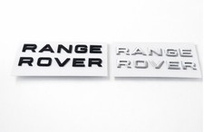 Scritta range rover emblema - rover, 3d