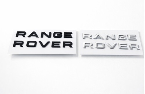 Scritta range rover emblema - range, 3d