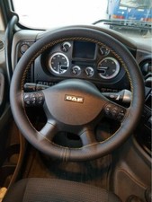 Per Daf XF480 44 Camion Copertura In Pelle Perforata Per Volante Giallo ST