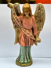 PRESEPE FONTANINI cm 20 ANGELO angel vecchia statuina NATIVITY RARO