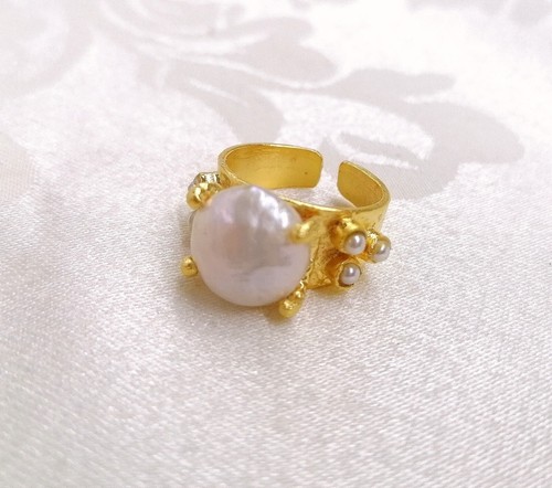 Anello regolabile perla - regolabile,