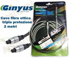 TOSLINK 2m GINYUS GOLD OPTICAL